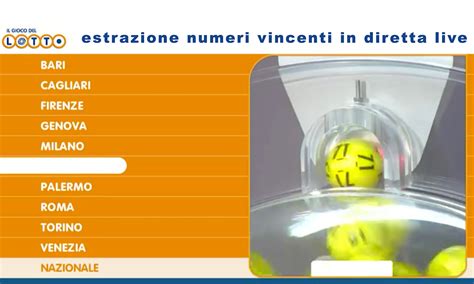 ultima estrazione del lotto controcampus|Estrazioni del Lotto, SuperEnalotto e 10eLotto: diretta.